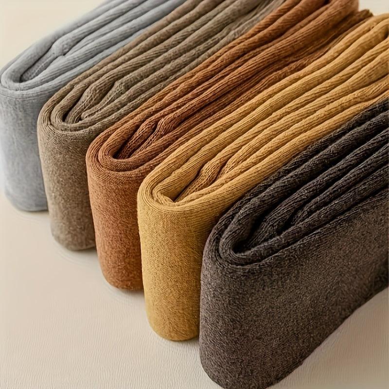 2 Pairs Solid Leg Warmers Over The Knee Socks Women's Stockings