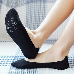 7 Pairs No Show Socks Assorted Non Slip Low Cut Women's Stockings