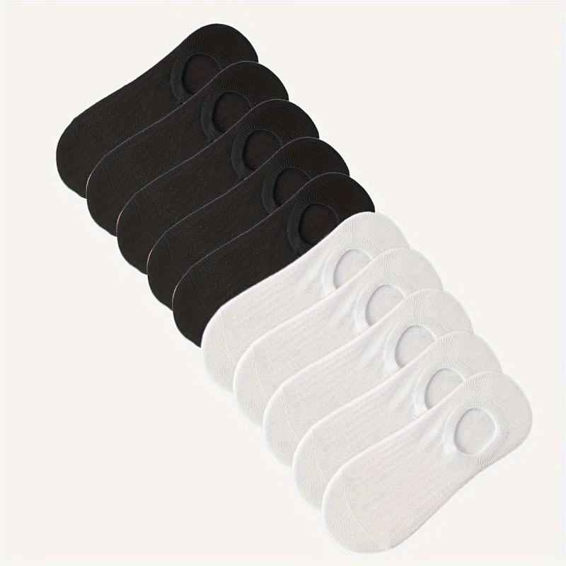 10 Pairs Women's Low Cut Ankle Socks Soft & Lightweight Solid Design