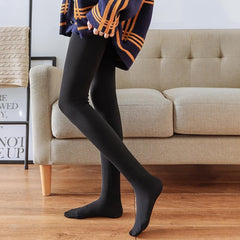 Plush Lined Thermal Tights High Waist Leggings Women's Stockings