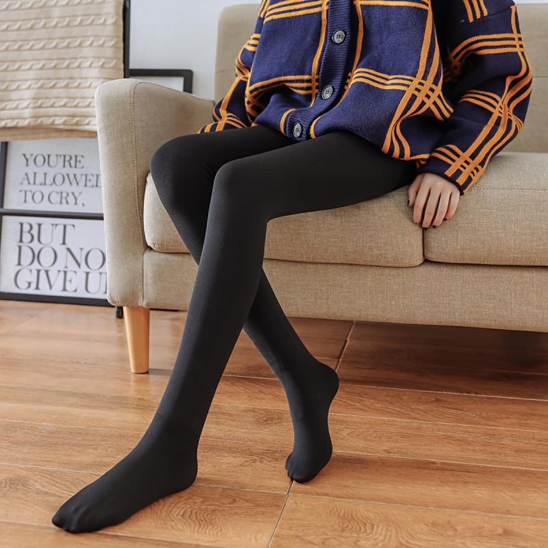 Plush Lined Thermal Tights High Waist Leggings Women's Stockings