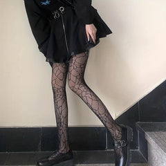 Fishnet Tights High Waist Pantyhose Stockings