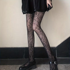 Fishnet Tights High Waist Pantyhose Stockings