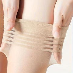 4 Pairs Striped Thigh High Stockings All-match Over The Knee Socks