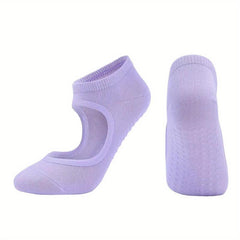Breathable Hollow Out Yoga Socks Lightweight Non slip Ankle Socks