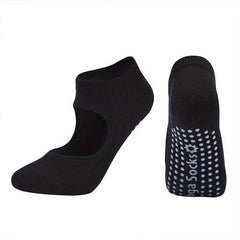 Breathable Hollow Out Yoga Socks Lightweight Non slip Ankle Socks