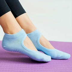 Breathable Hollow Out Yoga Socks Lightweight Non slip Ankle Socks
