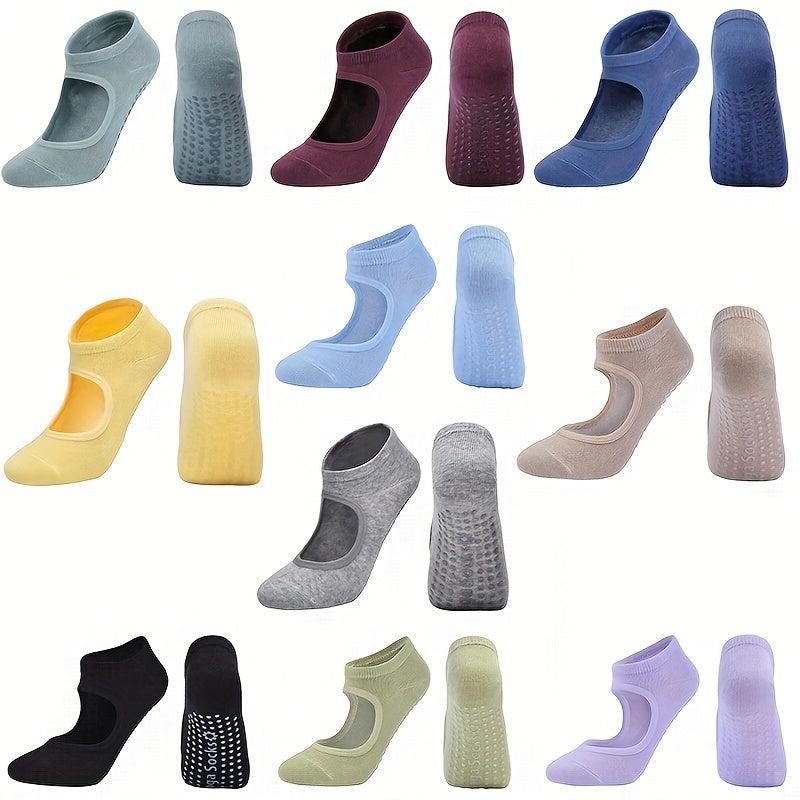 Breathable Hollow Out Yoga Socks Lightweight Non slip Ankle Socks