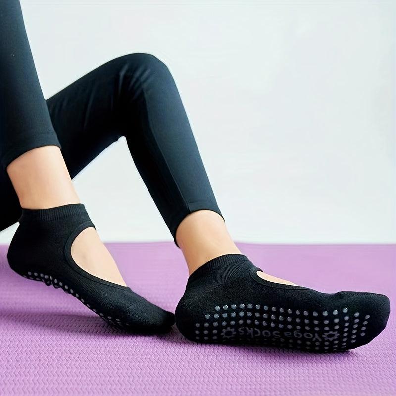 Breathable Hollow Out Yoga Socks Lightweight Non slip Ankle Socks