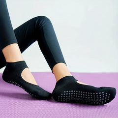Breathable Hollow Out Yoga Socks Lightweight Non slip Ankle Socks