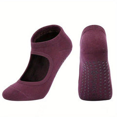 Breathable Hollow Out Yoga Socks Lightweight Non slip Ankle Socks