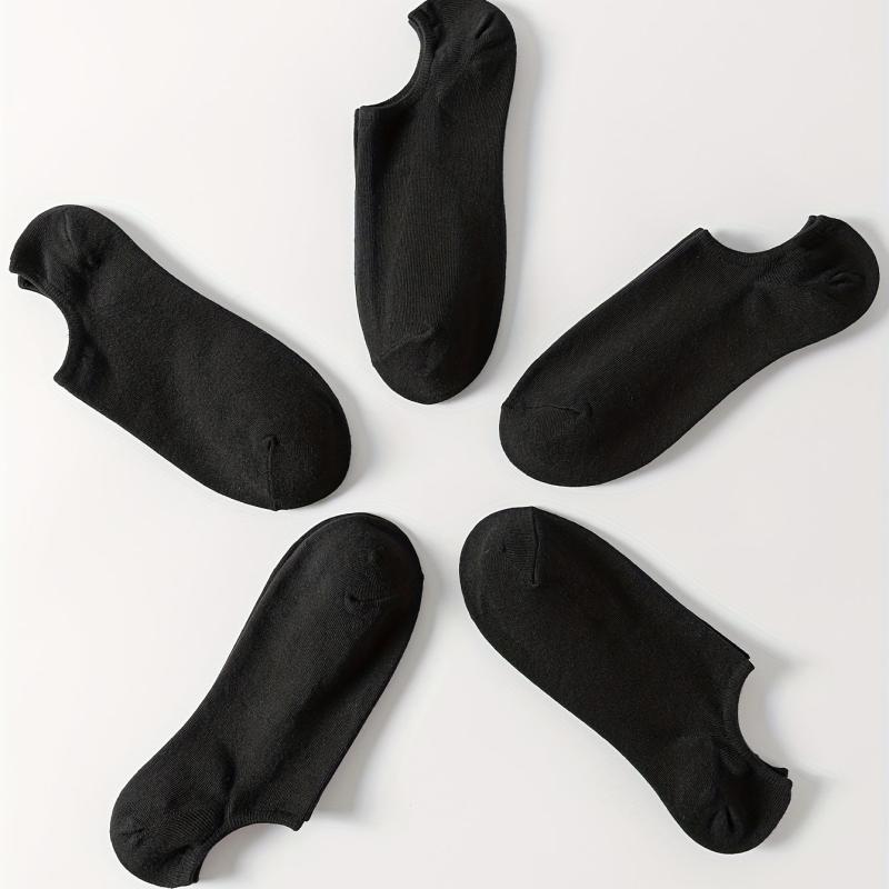 10 Pairs Solid Ankle Socks Soft & Lightweight Women's Stockings
