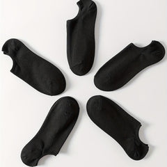 10 Pairs Solid Ankle Socks Soft & Lightweight Women's Stockings