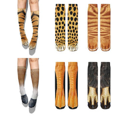 Cotton Animal Print Ankle Socks for Women & Men