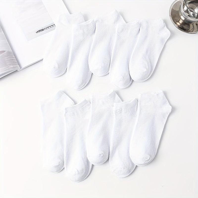 10 Pairs Soft & Lightweight Ankle Socks Women's Stockings