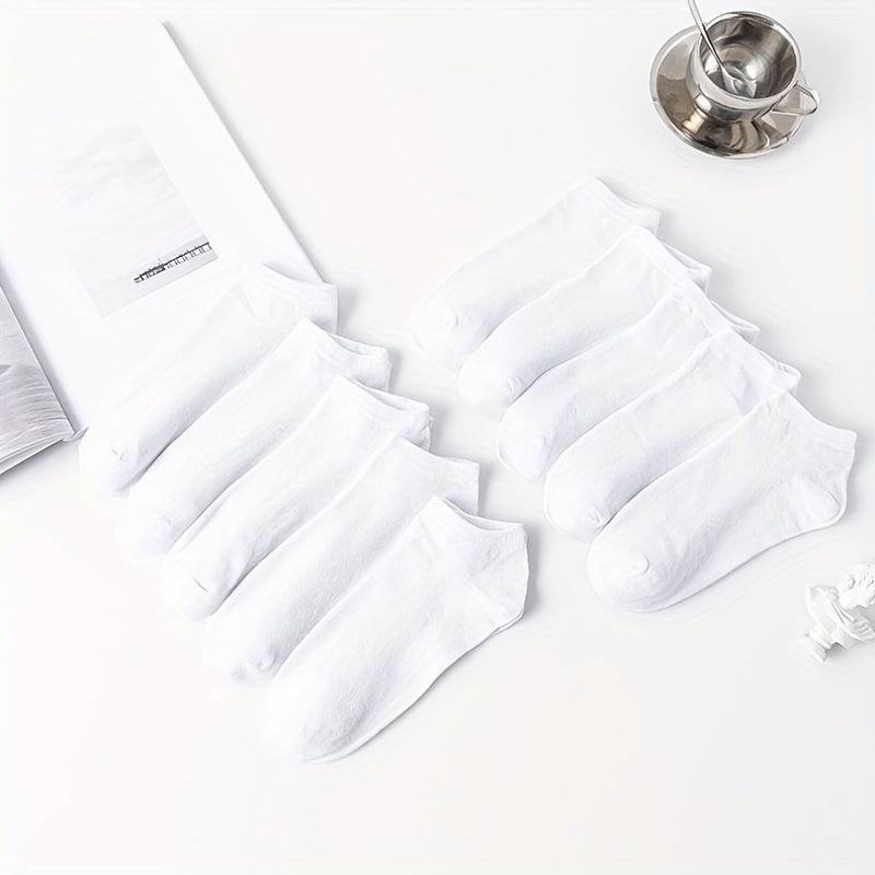 10 Pairs Soft & Lightweight Ankle Socks Women's Stockings