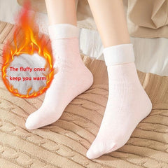 Warm Fuzzy Socks Women's Mid Tube Stockings