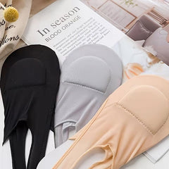 4 Pairs Breathable Half Palm Slingback Socks