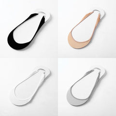 4 Pairs Breathable Half Palm Slingback Socks
