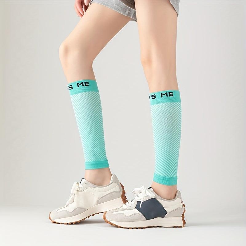 2 Pairs Toeless Compression Socks Women's Knee High Stockings