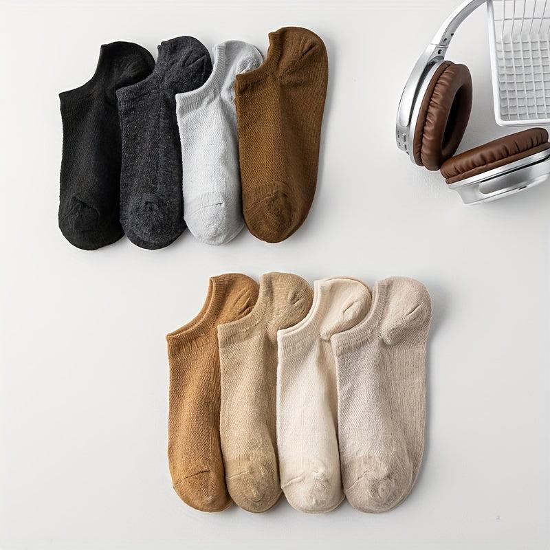 8 Pairs Soft & Lightweight Low Cut Ankle Socks Women's Stockings