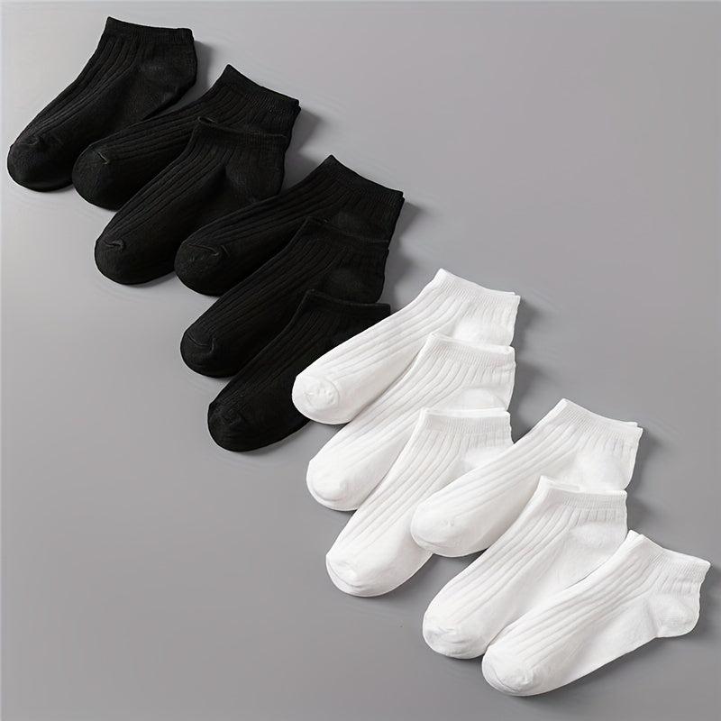 12 Pairs Soft Low Cut Ankle Socks Women's Stockings & Hosiery