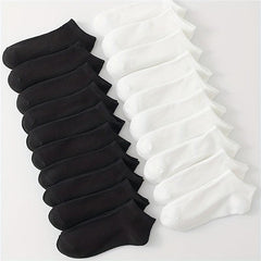 20 Pairs Low Cut Ankle Socks Women's Stockings & Hosiery