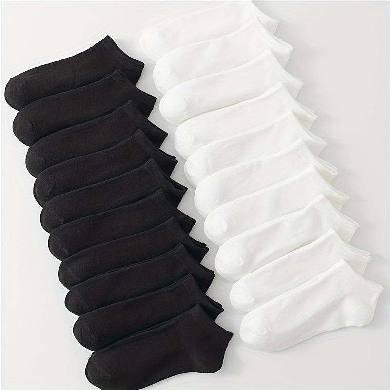 20 Pairs Low Cut Ankle Socks Women's Stockings & Hosiery