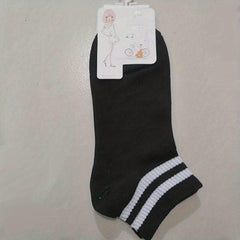Striped Solid Short Socks Women's Stockings