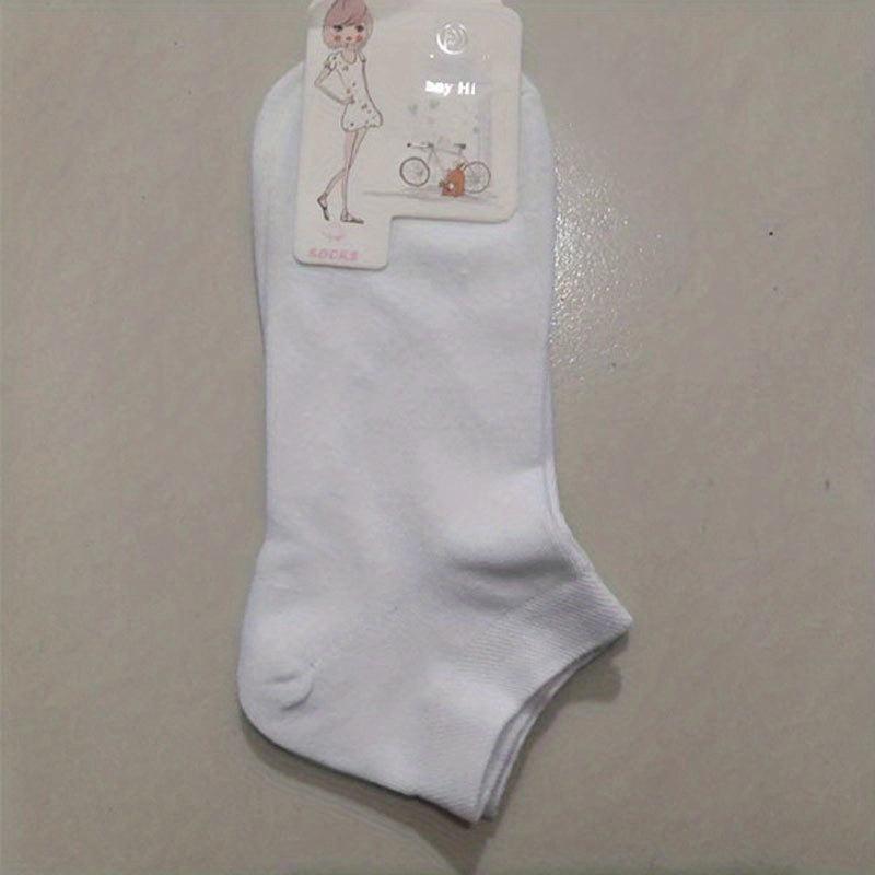 Striped Solid Short Socks Women's Stockings