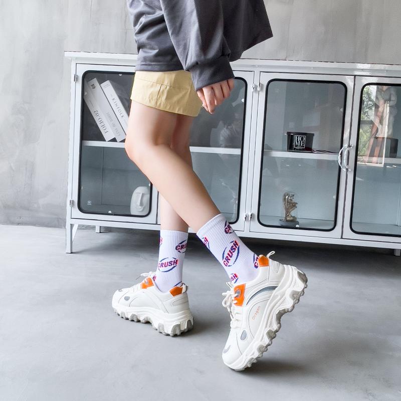 8 Pairs Letter Pattern Women's Socks Mixed Pack