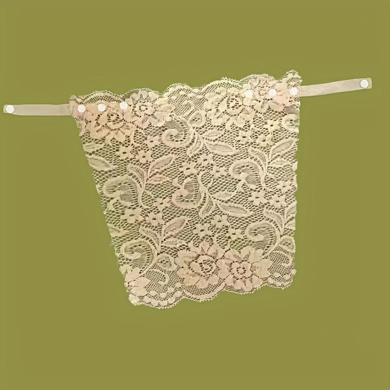 Floral Lace Chest Cover Anti-Peep Shield Pads