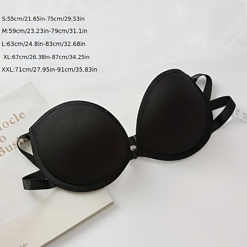 Front Buckle Push Up Bra Strapless Invisible Bra Women's Lingerie