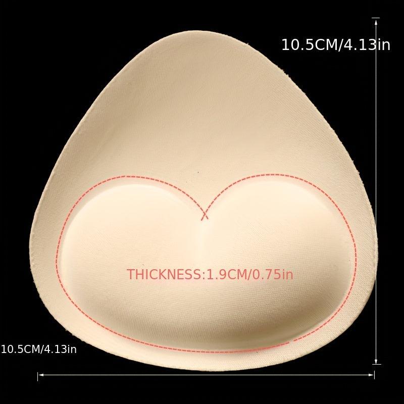 3 Pairs Reusable Bra Insert Pads Anti-Convex Enhancer Women's Lingerie