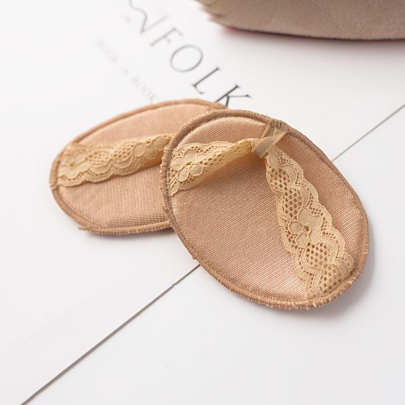 4 Pairs Forefoot Cushion Pads High Heel Insoles Invisible Socks