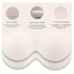 3pcs Sponge Bra Insert Pads Anti-convex Chest Enhancer Women's Lingerie
