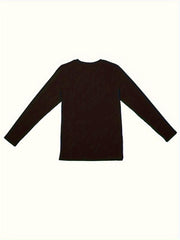 Heart Print Long Sleeve Lounge Top