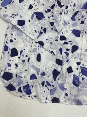 Graphic Print Long Sleeve Button Up Shirt
