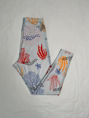 Floral Print High Rise Slim Fit Yoga Leggings