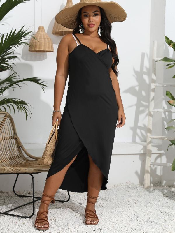 Sexy Plus Size Wrap Beachwear Cover Up