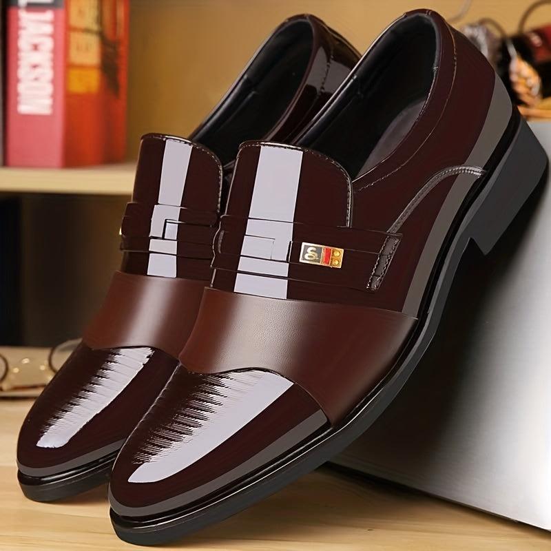 Classic Business Oxford Shoes Soft Bottom Slip On Shoes for Party Graduation