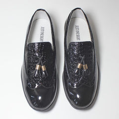 Boys Tassel Loafers PU Leather Slip On Shoes For Party