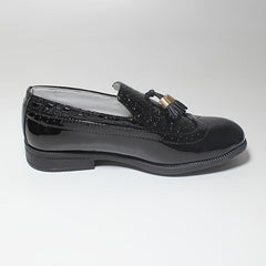 Boys Tassel Loafers PU Leather Slip On Shoes For Party