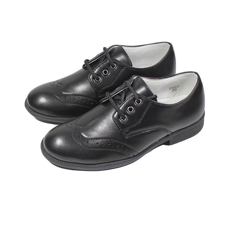 Boys Wing Tip Brogue Oxford Shoes Dress Shoes Durable Non Slip Formal Shoes