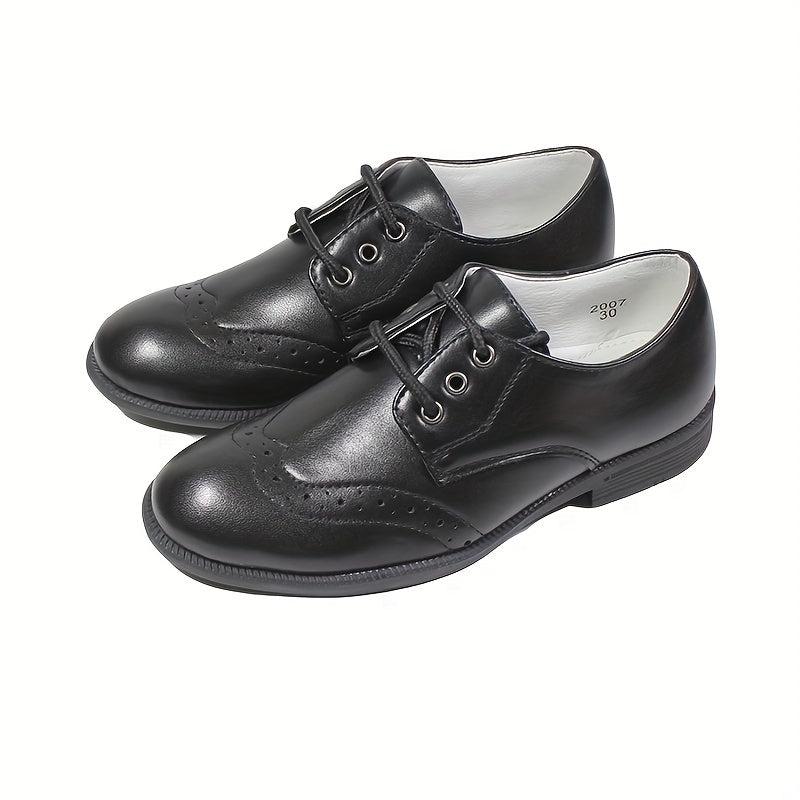 Boys Wing Tip Brogue Oxford Shoes Dress Shoes Durable Non Slip Formal Shoes