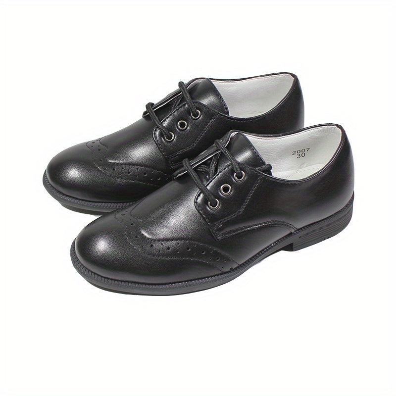 Boys Wing Tip Brogue Oxford Shoes Dress Shoes Durable Non Slip Formal Shoes