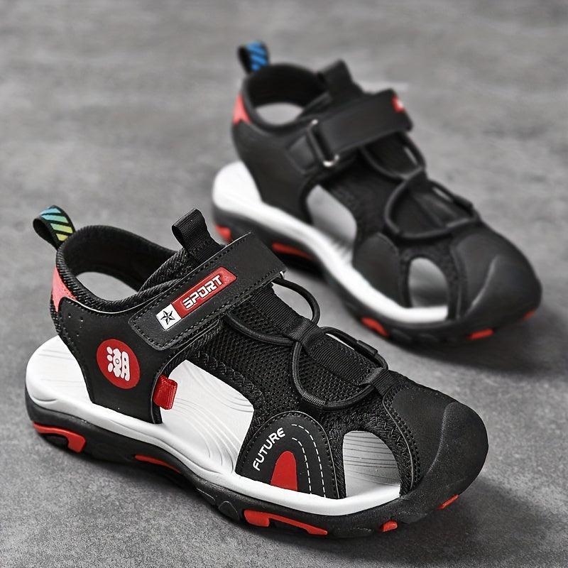 Kids Closed Toe Hollow Out Wedge Sandals