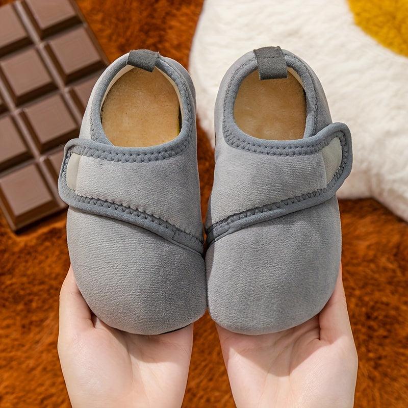 CITUO Boys Walking Shoes Lightweight Warm House Shoes