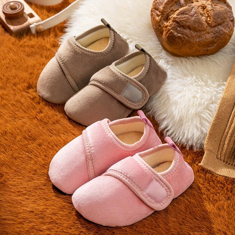CITUO Boys Walking Shoes Lightweight Warm House Shoes