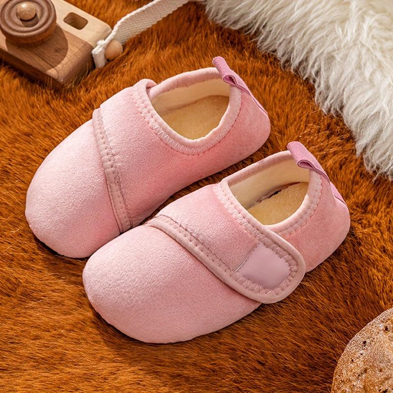 CITUO Boys Walking Shoes Lightweight Warm House Shoes